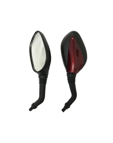 Rétroviseur la paire rouge 8 millimètre