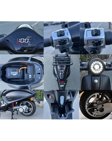 Scooter VISCOT 125cc Électrique – Puissant, Autonomie 120 km
