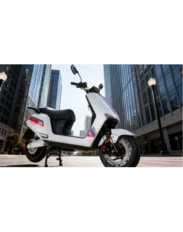 Scooter électrique KAIWEI A8 50cc – Batterie lithium, autonomie 60 km, EURO 5
