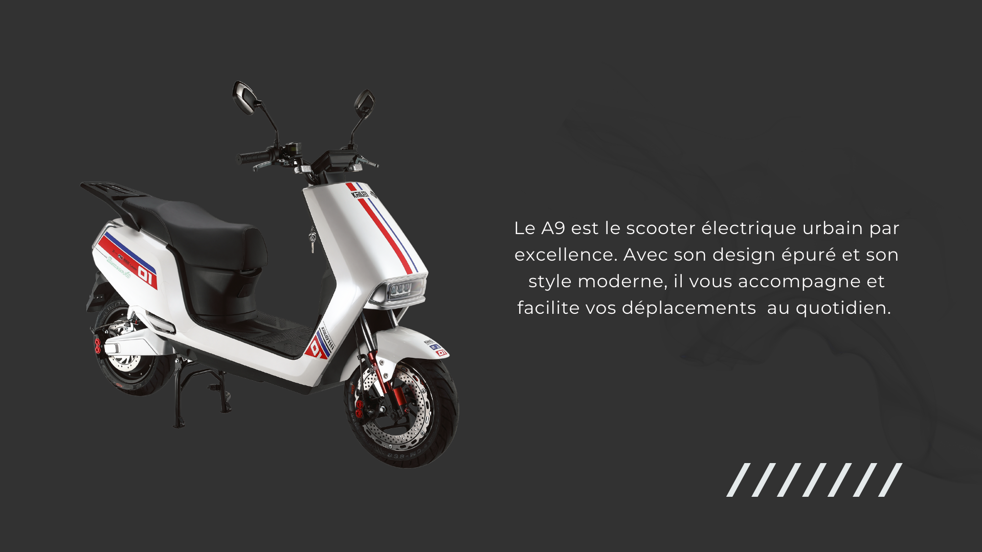 Scooter A9 vue avant